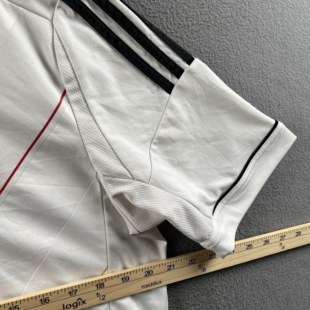 adidas Team Germany Jersey Mens Medium 2012/2013 Home Jersey Distressed Soccer - Picture 9 of 16